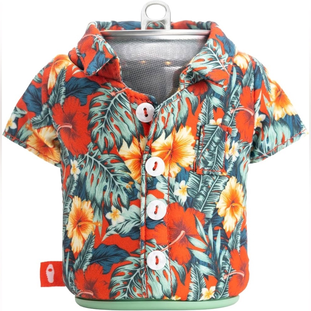 Pair of Puffin Drink Wear 12oz & 16oz Insulated Can Jackets - Aloha